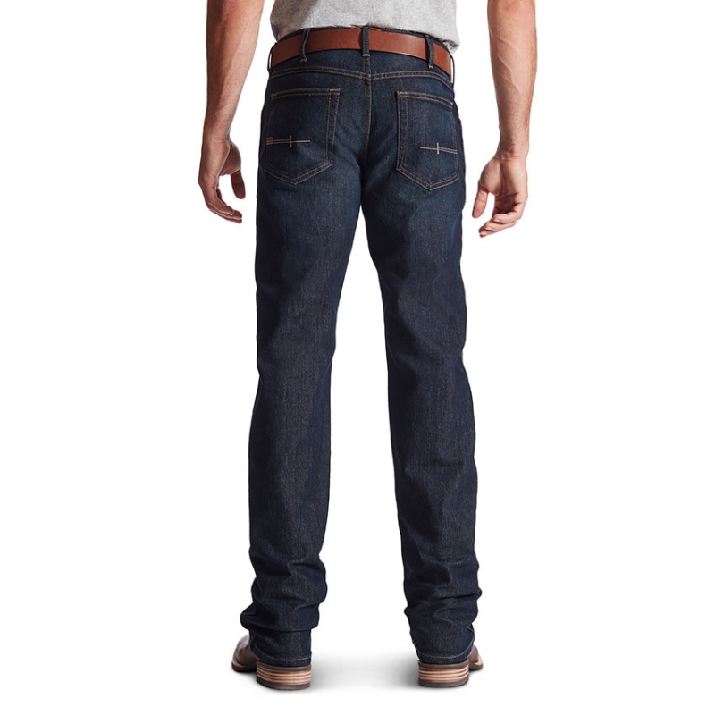 Ariat M5 Edge Slim Fit Stackable Straight Leg DuraStretch™ Rebar Jean - Blackstone